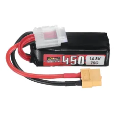ZOP Power 14.8V 450mAh 75C 4S LiPo Battery With XT60 Plug for RC Drone