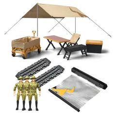 MN-85K Model 1/12 Simulation Outdoor Off-road Camping Equipment Radio-controlled RC Car Mood Collection Accessories Toy Decoration Parts