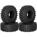 4PCS Upgraded 1.9 Inches Rubber Soft Tyres for 1/10 Axial SCX10 III Yi Kong Toys YK4017 RGT Rock Crawler Climbing Truck RC Cars Vehicles Models Spare Parts R226