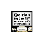 Beitian BQ-280 BDS GPS Module High Precision GNSS Positioning Built-in Antenna with Internal Compass BDS-B1I BDS-B1C Dual Frequency Bands for FPV Racing Drones