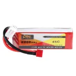 ZOP Power 7.4V 2200mAh 2S 45C Lipo Battery T Plug for Wltoys 124019 124018 144001 10428 K949 Rc Car