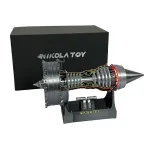 NIKOLATOY Small Size 24cm TR900 Turbofan Engine Model Decoration Science Discovery Toys