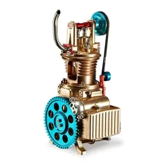 TECHING DM117 All-metal Mini Single-cylinder Engine Model High Challenge Assembled Kit DIY Excellent STEM Toys Scientific Exploration Discovery