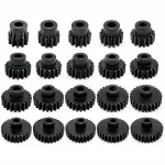 M1.5 8mm RC Car Motor Gear Black Hardened Steel Metal Pinion for 1/5 1/6 XMAXX LOSI ARRMA HW 56113 7012 RC Model Car Parts