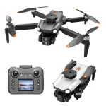 YLR/C S119 WiFi FPV with LCD Screen Controller HD Dual Camera Servo Gimbal 360° Obstacle Avoidance Brushless Foldable RC Drone Quadcopter RTF