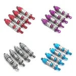 4PCS Upgraded Metal Parts Oil Filled Shock Asborbers Damper for MNRC MN128 MN86s G500 1/12 RC Cars Vehicles Models Spare Accessories