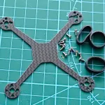Mobula8 Spare Parts Accessories Reinforced Base Plate for Mobula8 RC FPV Racing Drone