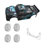 MJX 14301 14302 RC Car Body Shell Assembly with Four Tires Spart Parts 1430A 1430B