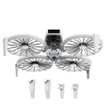 BRDRC Extended Heightening Landing Gear Legs Protector Support for DJI FLIP RC Drone Quadcopter