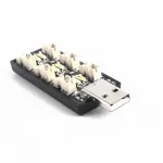 1S 6CH 4.35V LiHv Lipo Battery Charging Adapter Board 5V 2A USB PH1.25 PH2.0 Battery Charger Board for RC Toy Model Batteries