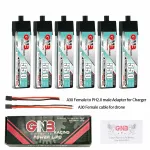 6Pcs Gaoneng 3.7V 550mAh 90C 1S LiHV Battery A30 Plug for Emax Tinyhawk S BetaFPV Beta75X