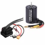 3650 3900KV Motor W/ 120A Brushless ESC For 1/8 1/10 RC Car Parts