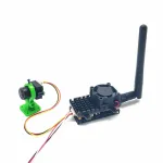 EWRF 5.8Ghz 2W FPV belaidis siųstuvas VTX 2000MW 48CH vaizdo AV garso siuntėjas su 2.8 mm CMOS 1000TVL kamera ilgo garso RC dronui