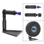 CNC Aluminium 12mm 17mm Hex Wheel Tire Balancer Tool for 1/10 1/8 1/7 RC Cars Dynamic Balance Support Base Vehicles Models Upgrade Parts