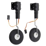 Metallic Worm-type Electronic Retractable Landing Gear for Small Real Electric Fixed-wing RC Aircraft Airplane