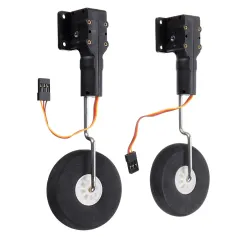 Metallic Worm-type Electronic Retractable Landing Gear for Small Real Electric Fixed-wing RC Aircraft Airplane