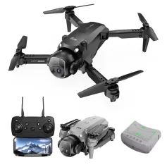 AE E4 WiFi FPV with Goggles Glasses HD Dual Camera Optical Flow Positioning Headless Mode Foldable RC Drone Quadcopter RTF