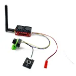 SLONWAKE 5.8G 48CH 5W FPV Transmitter Kits 200mW 500mW 1200mW 5000mW Adjustable VTX with 1200TVL 2.5mm Camera Dual Cooling Fan Built-in Microphone for RC Drone Airplane Long Rang