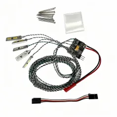 77RC Strobe Light LED Controllable Night Flight Lights Navigation Lamp System for RC Airplane Fixed Wings Model
