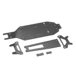 Upgraded Front and Rear Shock Board Carbon Fiber Base Kit Accessories for Tamiya TA02/TA-02SW RC Car Vehicle Models Spare Parts LY137