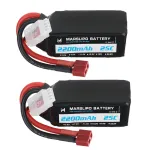 MARSLIPO 11.4V 2200mAh 25C 3S Lipo Battery T Plug with XT60 Adapter for RC Model Toys