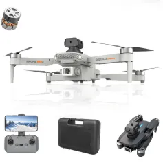 XKJ E88S Mini WiFi FPV with HD Dual Camera 360° Obstacle Avoidance Optical Flow Positioning Brushless Foldable RC Drone Quadcopter RTF