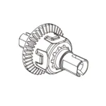 MJX 10208 Original Front Rear Differential RC Car Vehicle Parts 10420