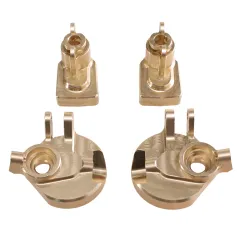 Upgraded Metal Accessories Brass Front Axle Steering Cup+Rear Axle Cup for MJX 1/12 H12Y H12Y+ RC Car Vehicle Models Spare Parts