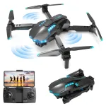 XKRC X6 PRO WiFi FPV WiFi FPV with Dual HD Camera 360° Obstacle Avoidance Optical Flow Positioning LED Foldable RC Drone Quadcopter RTF