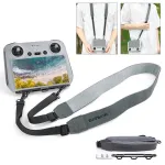 Sunnylife RC Smart Remote Control Lanyard Neck Strap PU Leather Adjustable Hanging Buckle Rope for DJI Mini 3 PRO Screen Controller