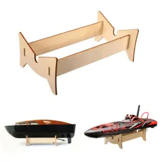 Peças de suporte para estrutura de madeira ELE para barcos RC