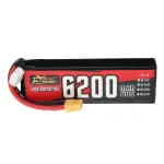 ZOP Power 2S 7.4V 6200mAh 60C 45.88Wh LiPo Battery XT60 Plug for RC Car