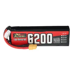 ZOP Power 2S 7.4V 6200mAh 60C 45.88Wh LiPo Battery XT60 Plug for RC Car
