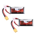 2Бр ZOP захранване 11.1V 1500mAh 40C 3S Lipo батерия XT60 щепсел