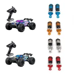 2 peças de amortecedor de óleo dianteiro e traseiro de metal atualizado para peças de carro RC SCY JJRC 1/16