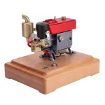 NikolaToy для MUSA 1/8 2.6cc Мини одноцилиндровый 4-тактный двигатель с газовым двигателем модель двигателя физика эксперимент наука образование игрушки подарок