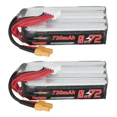 Bateria URUAV 15,2 V 720 mAh 100C 4S LiPo XT30 Plug para Drone de Corrida GEPRC Cinelog30 V3 FPV