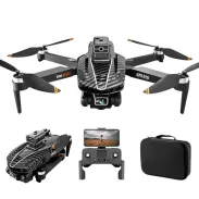 YCRC A16 PRO MAX GPS 5G WiFi FPV with HD Dual Camera Servo Gimbal 360° Intelligent Obstacle Avoidance Optical Flow Hover Brushless Foldable RC Drone Quadcopter RTF