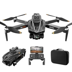 YCRC A16 PRO MAX GPS 5G WiFi FPV with HD Dual Camera Servo Gimbal 360° Intelligent Obstacle Avoidance Optical Flow Hover Brushless Foldable RC Drone Quadcopter RTF