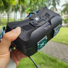 RATE Upgrade Kit 4 x 8dBi FPV Antenna Enhanced Signal Easy Installation FPV Goggles Housing Wireless Video Receiver for DJI Goggles V2