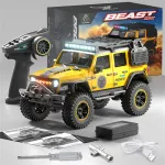 ZLL SG206 PRO/MAX RTR 1/20 2.4G 4WD Щетковый/бесщеточный Радиоуправляемый автомобиль Борец со скалами Горный гусеничный автомобиль Внедорожный альпинистский грузовик Светодиодные фонари Металлическая рама Полноразмерные транспортные средства Модели Игрушки