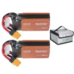 [EU/USA Direct]2PCS ISDT BattAir 14.8V 1300mAh 80C 4S Gen 2 Smart Lipo Battery XT60 Support APP Control for iFlight Nazgul5 Evoque F5 F5D Darwinfpv CineApe35 Cinebot30 Mark5 FPV Racing Drone Geprc