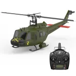 Eachine E190 PRO UH-1 2.4G 6CH 3D6G 1:34 Scale Huey Dual Brushless Motor Flybarless RC Helicopter Compatible with FUTABA S-FHSS