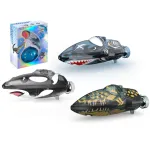 JJRC S21 RTR 2.4G Mini RC Boat Stunt Roll Marine Animal Series Speedboat 360° Rotation LED Lights Vehicles Models Waterproof Toys