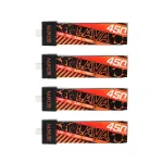 4 PCS / 8PCS BETAFPV 3.8V 450mAh 75C 1S LiHV Battery High Performance Z-Folding Process BT2.0 Connector for Air75 FPV Racing Drone