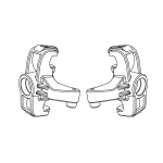 MJX 1/14 14210 RC Car 14230B Steering Seat Spare Parts