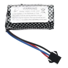 JJRC C8815 1/10 Willys Militè Kamyon RC Pati 7.4V 500mAh 3.7Wh Li-ion Battery Modèl Machin Modèl Veyikil Yo