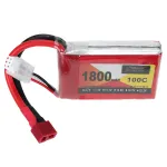 ZOP Power 7.4V 1800mAh 100C 2S LiPo Battery T Deans Plug for RC Car