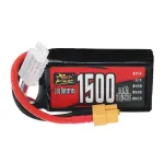 ZOP Power 3S 11.1V 1500mAh 120/240C 16.65Wh LiPo Battery XT60 Plug for RC Drone FPV Racing Quadcopter Helicopter Airplane