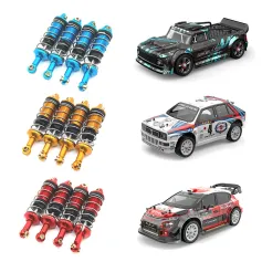 4pcs Metal Upgraded Oil Shock Absorber For MJX 1/14 14301 14302 14303 RC Car Parts